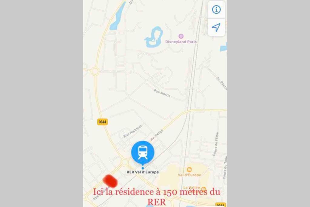 Appartement Escale à Disneyland Paris à Montévrain Extérieur photo